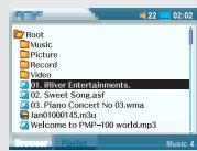 IRIVER PMP-100 - Créer une nouvelle Playlist - 2