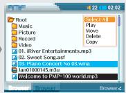 IRIVER PMP-100 - Recherche d'un Fichier/Dossier (Navigateur) - 2