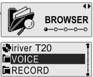 IRIVER T20 - Suppression d'un fichier musical - 8