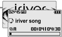 IRIVER T30 - Pourmettrelelecteur sous tension - 1