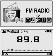IRIVER T30 - Pour écouter la radio FM - 2