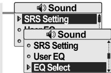 IRIVER T30 - Changer le réglage EQ du son - 4