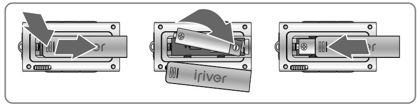 IRIVER T30 - Remplacement de la pile - 1