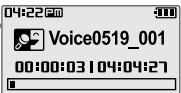 IRIVER T30 - Enregistrement vocal - 13