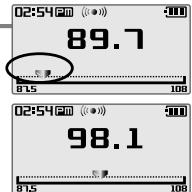 IRIVER T30 - Mémorisation manuelle d'une fréquence radio FM - 2