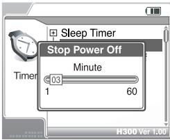 IRIVER H300 - Stop Power Off - 1