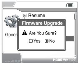 IRIVER H300 - [Avertissement] - 6