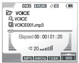 IRIVER H300 - Lecture du fichier enregistré - 1