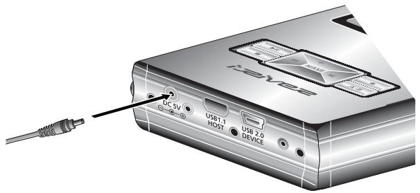 IRIVER H300 - Brancher l'adaptateur - 2