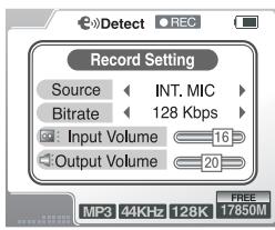 IRIVER H300 - Enregistrement - 3
