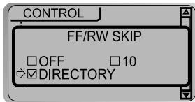 IRIVER IMP-700 - Ff/rw SKIP (SAUT RAPIDE) - 1