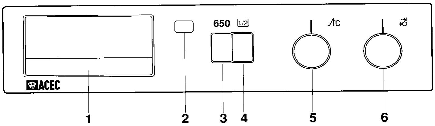 ACEC ML1024C - Branchement électrique - 2