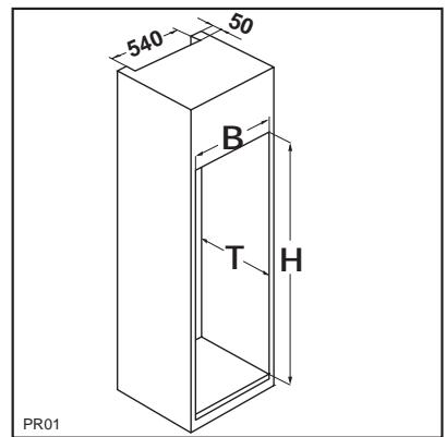 ACEC RFI2510 - Voor het inbouwen gaat u als volgt te werk: - 4