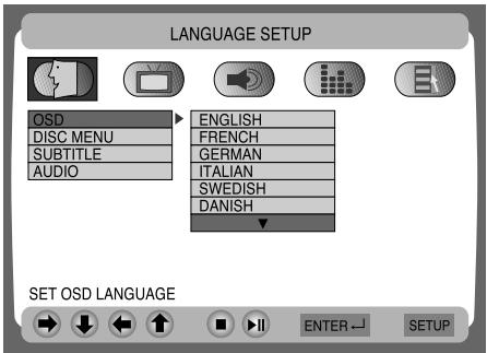 DUAL HCS 420 - Utilisation du menu réglage - 1