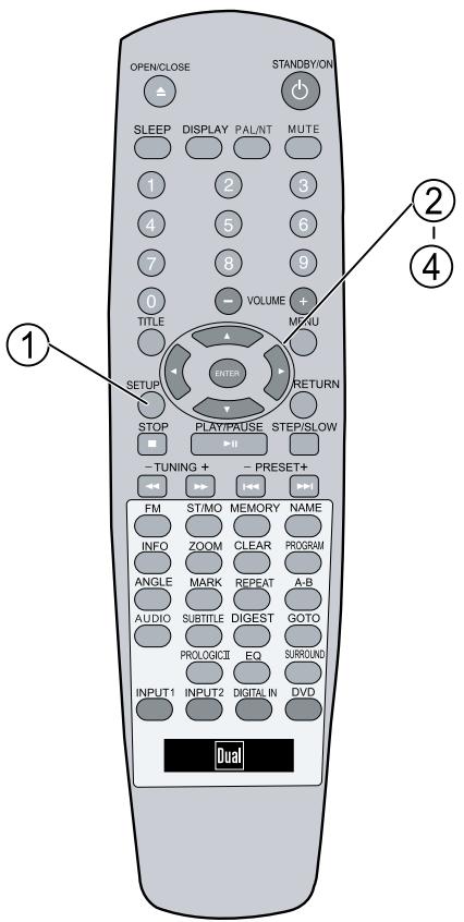 DUAL HCS 420 - Sélection de la langue Audio - 9