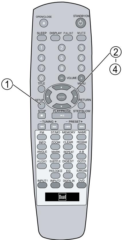 DUAL HCS 420 - Selection du menu langue du disque - 6