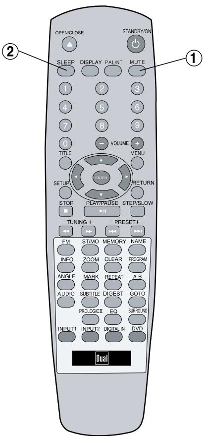 DUAL HCS 420 - Sélection de la fonction Sleep - 3