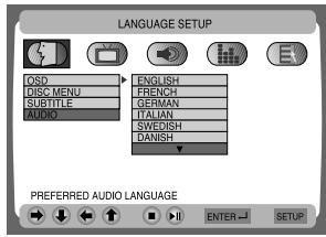 DUAL HCS 420 - Sélection de la langue Audio - 8