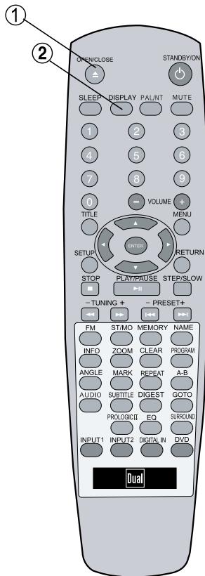DUAL HCS 420 - Affichage du mode de lecture des DVD/CD - 1