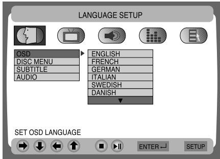DUAL HCS 420 - Utilisation du menu réglage - 1