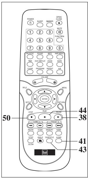 DUAL HCS 680 - Choisir la langue / Masquer et afficher les sous-titrages - 1