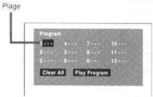 DUAL HCS 410 - Stockage des locations dans le mémoire CD Lecture programmee d'une plage - 1