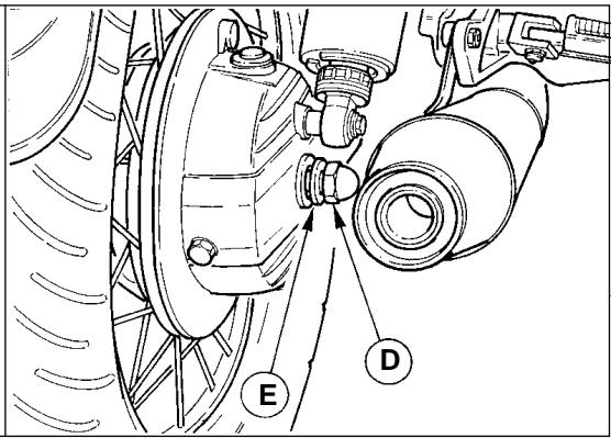 MOTO GUZZI CALIFORNIA EV - Rear wheel (fig. 23) - 1