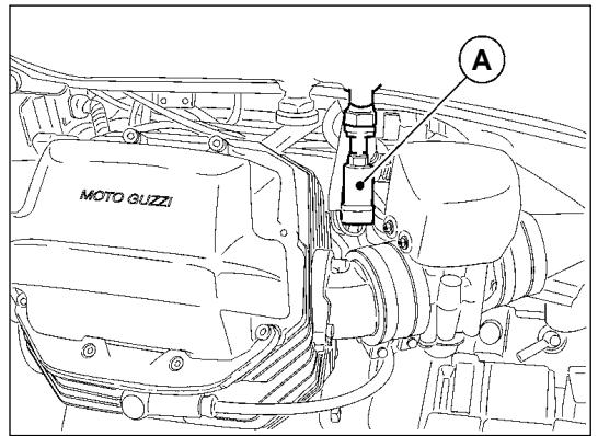 MOTO GUZZI CALIFORNIA EV - Brake pedal for left front brake and rear brake («A» in fig. 16) - 5