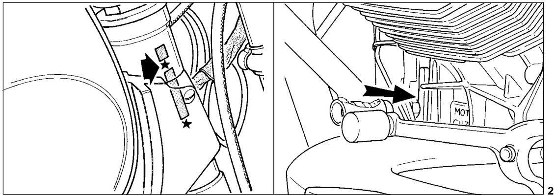 MOTO GUZZI CALIFORNIA EV - FRAME AND ENGINE NUMBERS (fig.2) - 1