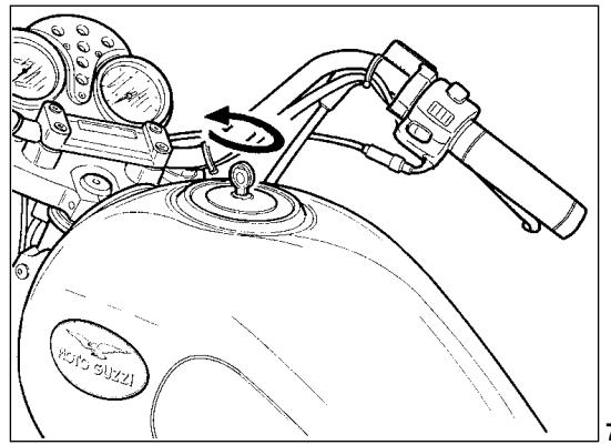 MOTO GUZZI CALIFORNIA EV - Brake pedal for left front brake and rear brake («A» in fig. 16) - 4