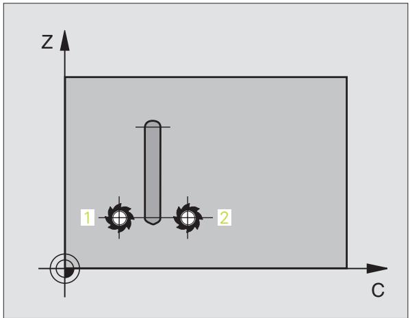 HEIDENHAIN ITNC 530 - CORPS d'un cylindre fraisage d'un oblong convexe (cycle 29, option de logiciel 1) - 3