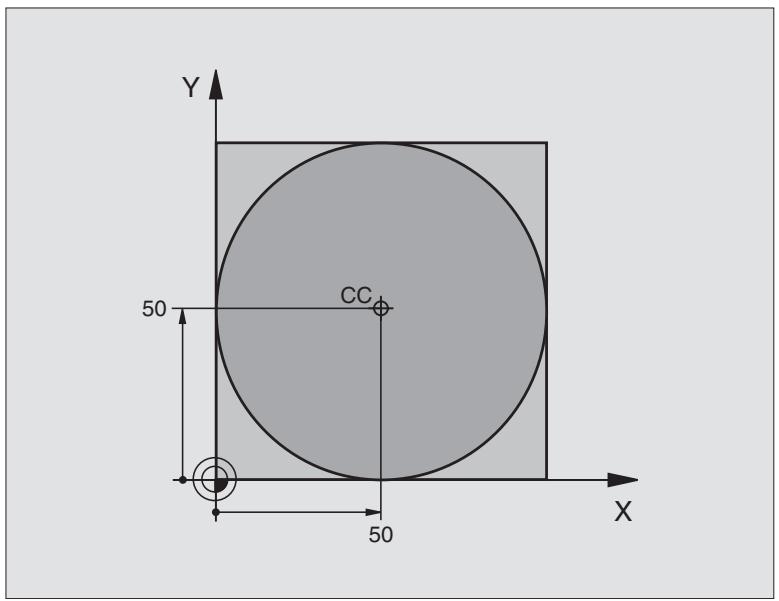 HEIDENHAIN ITNC 530 - Trajectoire circulaire CT avec raccordement tangentiel - 6