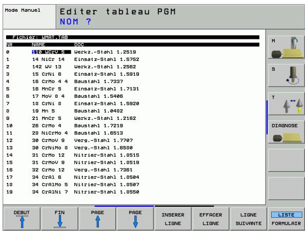 HEIDENHAIN ITNC 530 - Définir la matière pièce dans le programme CN - 4