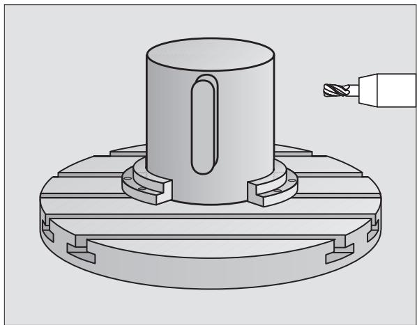 HEIDENHAIN ITNC 530 - CORPS d'un cylindre fraisage d'un oblong convexe (cycle 29, option de logiciel 1) - 2