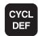 HEIDENHAIN ITNC 530 - Définir le cycle avec la fonction GOTO - 1