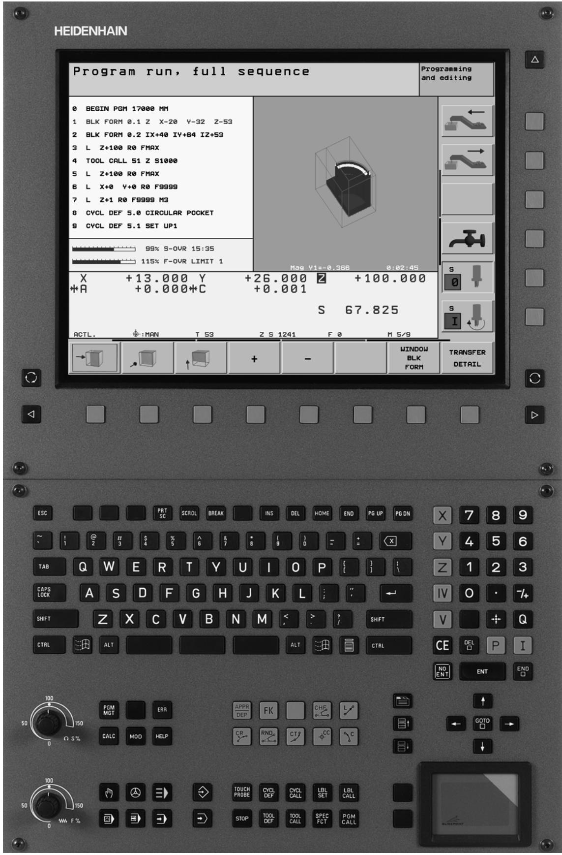 HEIDENHAIN ITNC 530 - Fonctions spéciales/smarT. NC - 5