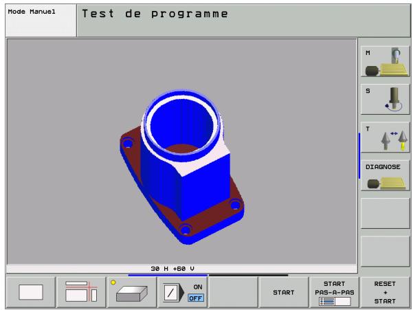 HEIDENHAIN ITNC 530 - La représentation 3D - 3