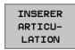 HEIDENHAIN ITNC 530 - Insérer une série d'articulation dans la fenêtre du programme (à gauche) - 1