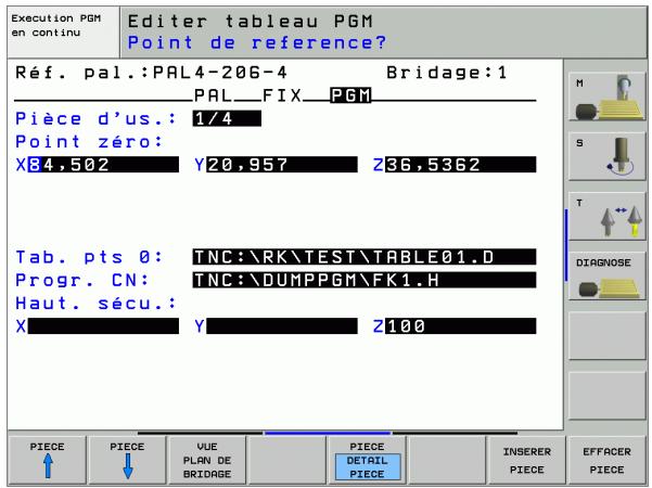 HEIDENHAIN ITNC 530 - Réglage des détails dans le plan de la pièce - 1