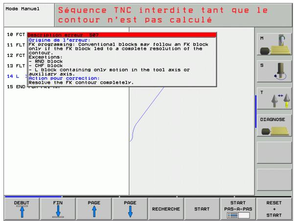 HEIDENHAIN ITNC 530 - Afficher l'aide - 2