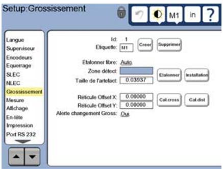 HEIDENHAIN ND 1300 - Ajouter des grossissements du projecteur - 1