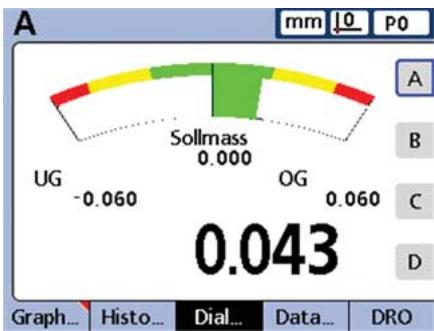 HEIDENHAIN ND 2100G - Balken- und Dialgrafik - 2