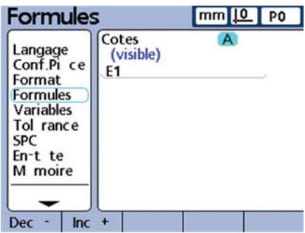 HEIDENHAIN ND 2100G - Pour creer une formule : - 1