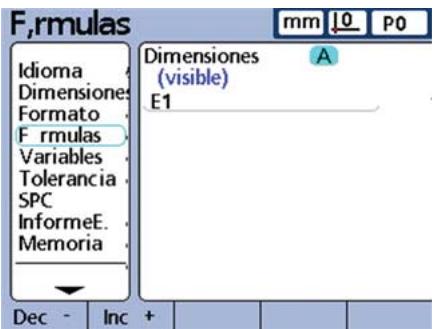 HEIDENHAIN ND 2100G - Para crear una formula: - 1