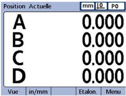 HEIDENHAIN ND 2100G - Affiche le menu setup - 1