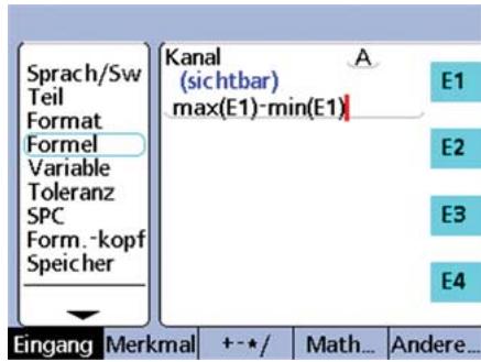 HEIDENHAIN ND 2100G - Anzeigeforme konfigurieren - 2