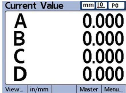 HEIDENHAIN ND 2100G - Instelmenu weergeven - 1