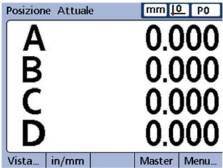 HEIDENHAIN ND 2100G - Visualizzazione del menu di configurazione - 1