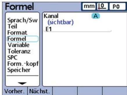 HEIDENHAIN ND 2100G - Anzeigeforme konfigurieren - 1