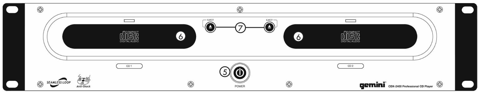 GEMINI CDX-2400 - POR FAVOR LEA ANTES DE UTILizar, INSTRUCCIONES IMPORTANTES DE SEGURIDAD - 12